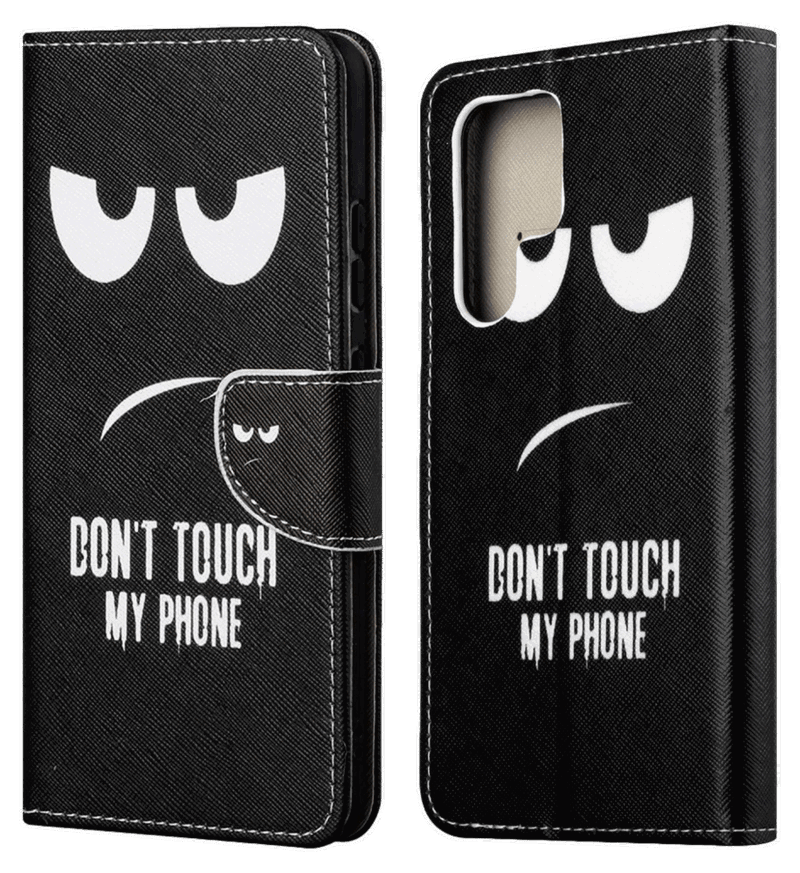 Dont Touch My Phone Flip Cover til Samsung Galaxy S23 Ultra