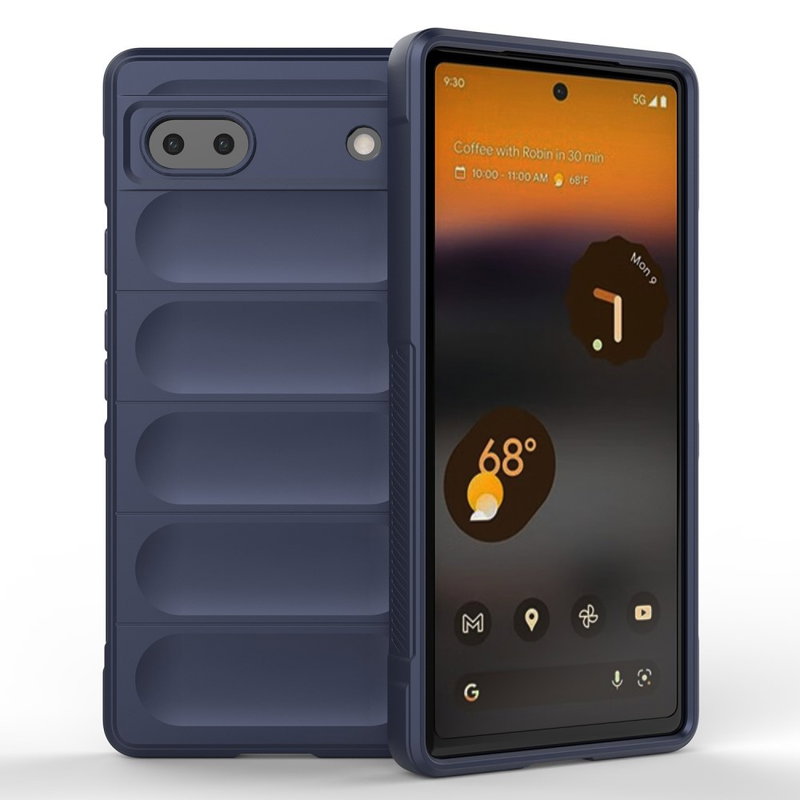 Rugged Silikone Cover til Google Pixel 6a-Mørkeblå