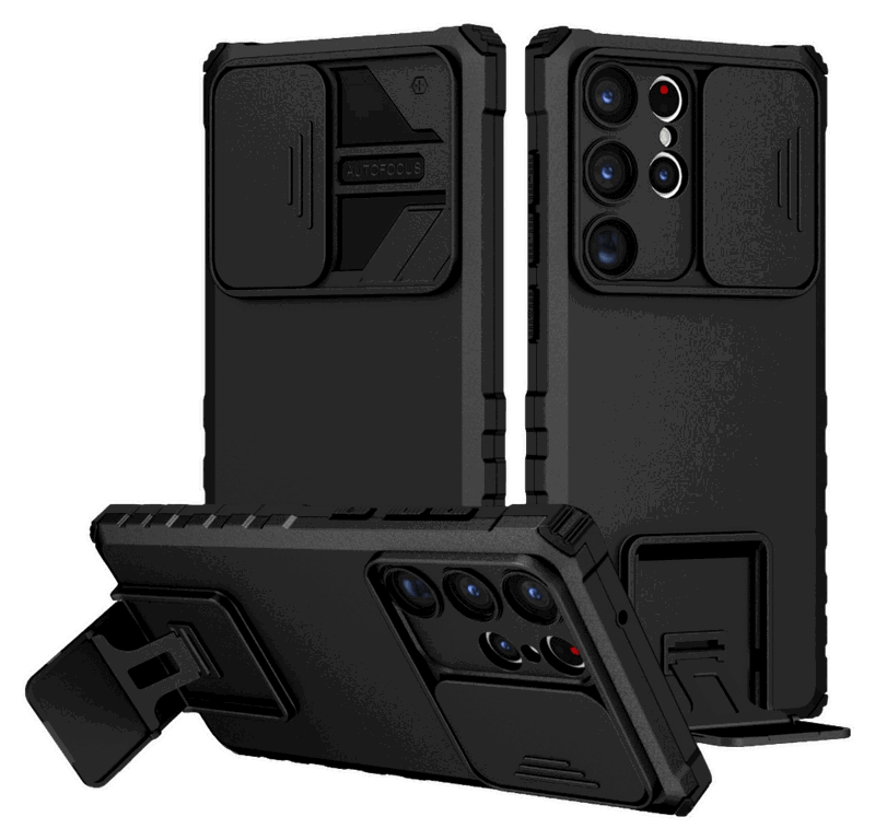 Hybrid Cover med Kickstand til Samsung Galaxy S23 Ultra