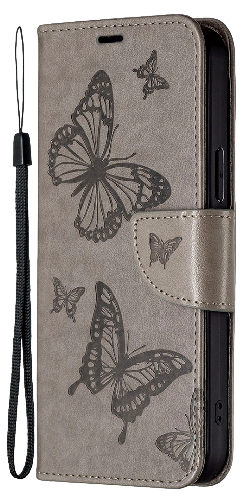 Papillo Flip Cover til Samsung Galaxy A34 5G-Grå