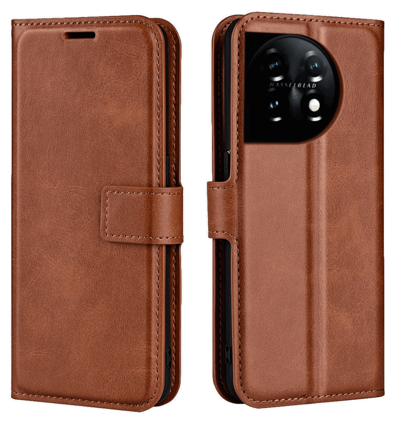 Graviera Flip Cover til OnePlus 11 5G-Brun