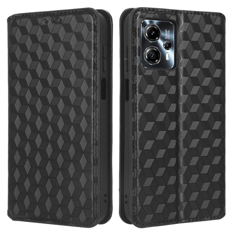 Metric Flip Cover til Motorola Moto G13 / G23 / G53-Sort