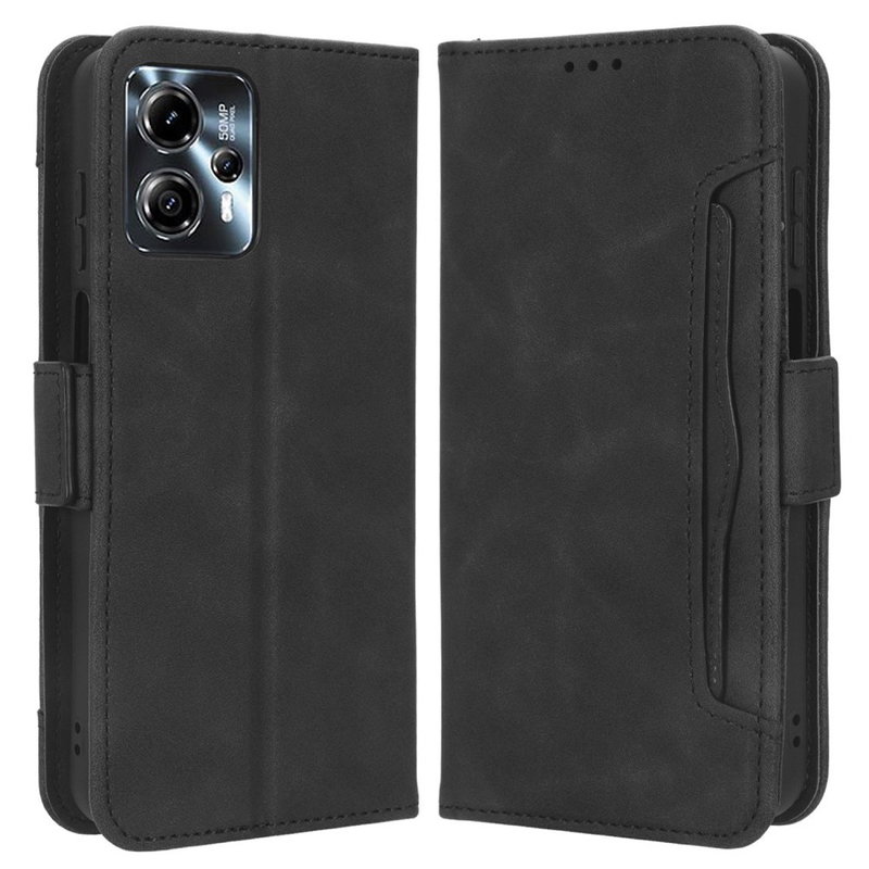 Classic Flip Cover til Motorola Moto G13 / G23 / G53-Sort