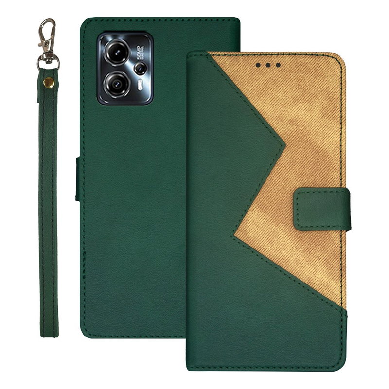 Motorola Moto G13 / G23 / G53 Dual Flip Cover-Grøn