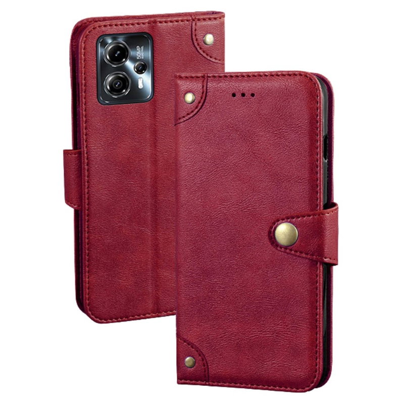 Motorola Moto G13 / G23 / G53 Vinto Flip Cover-Rød