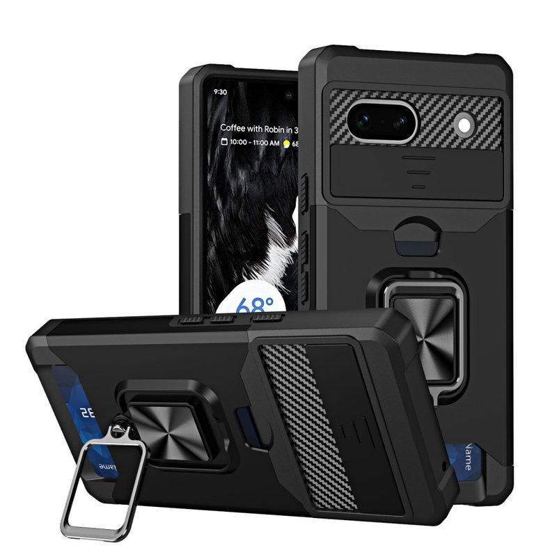 Kickstand Silikone Cover til Google Pixel 7a