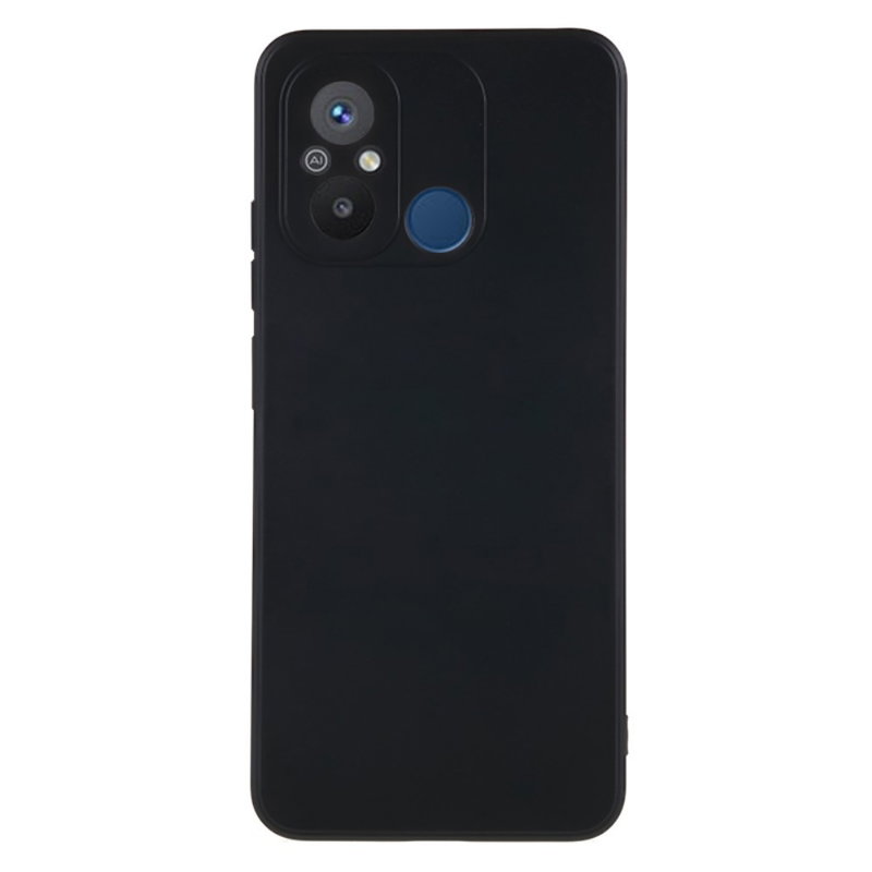 Klassisk Silikone Cover til Xiaomi Redmi 12C 4G, fås i Flere Farver-Sort