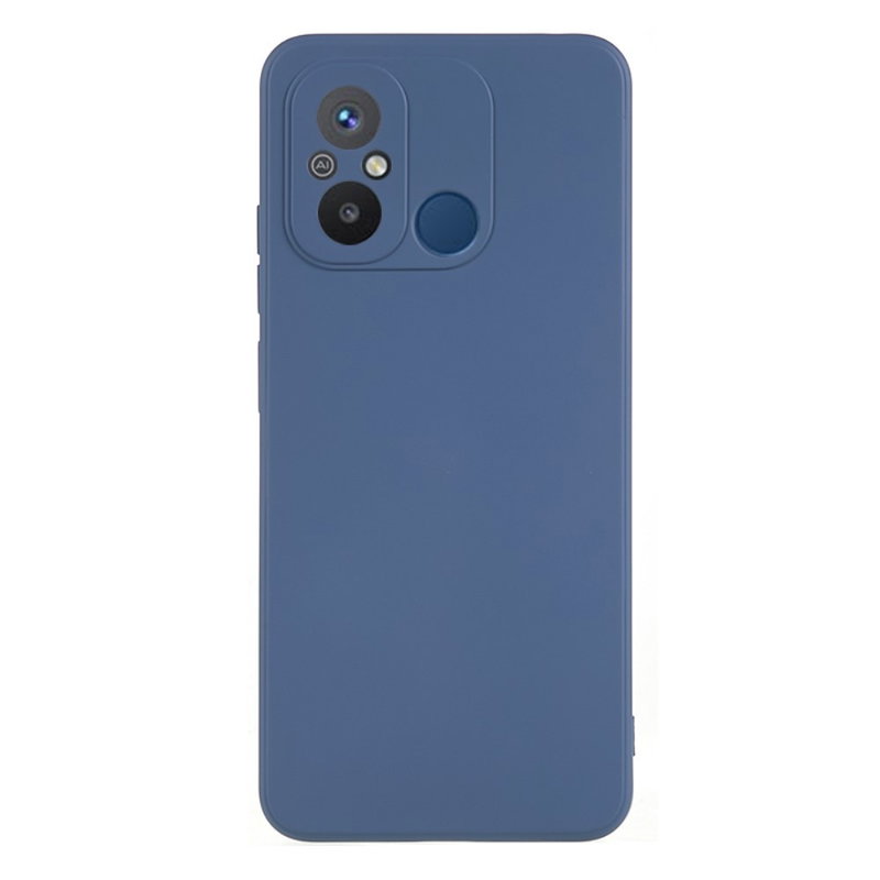 Klassisk Silikone Cover til Xiaomi Redmi 12C 4G, fås i Flere Farver-Blå