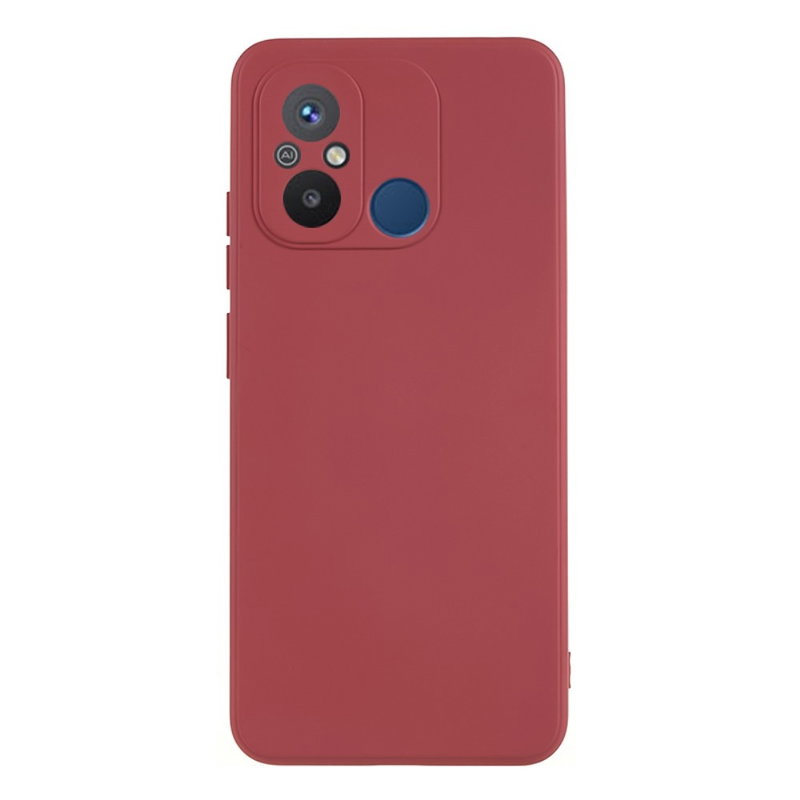 Klassisk Silikone Cover til Xiaomi Redmi 12C 4G, fås i Flere Farver-Rød