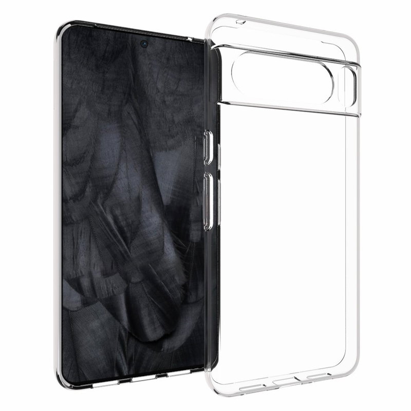 Google Pixel 8 Pro Gennemsigtigt Silikone Cover