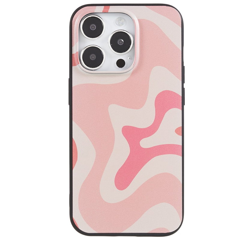 Retro Swirl Silikone Cover til iPhone 14 Pro