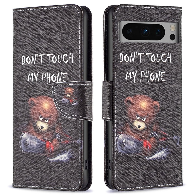 Angry Bear Flip Cover til Google Pixel 8 Pro