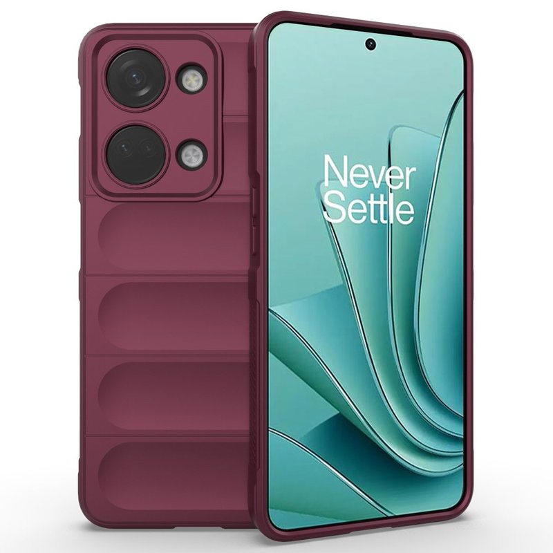Wave Silikone Cover til OnePlus Nord 3 5G-Rød