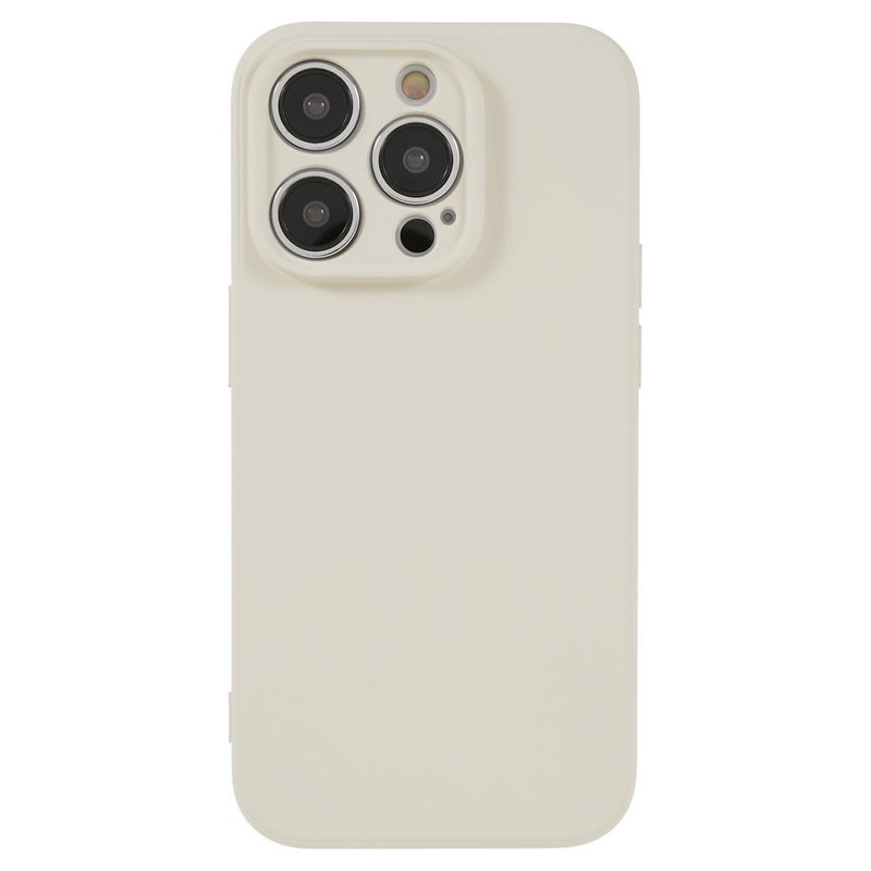 Soft Matte Silikone Cover til iPhone 15 Pro-Sand
