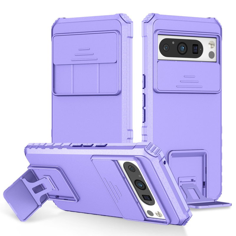 Hard Case Cover med Kickstand til Google Pixel 8 Pro-Lilla