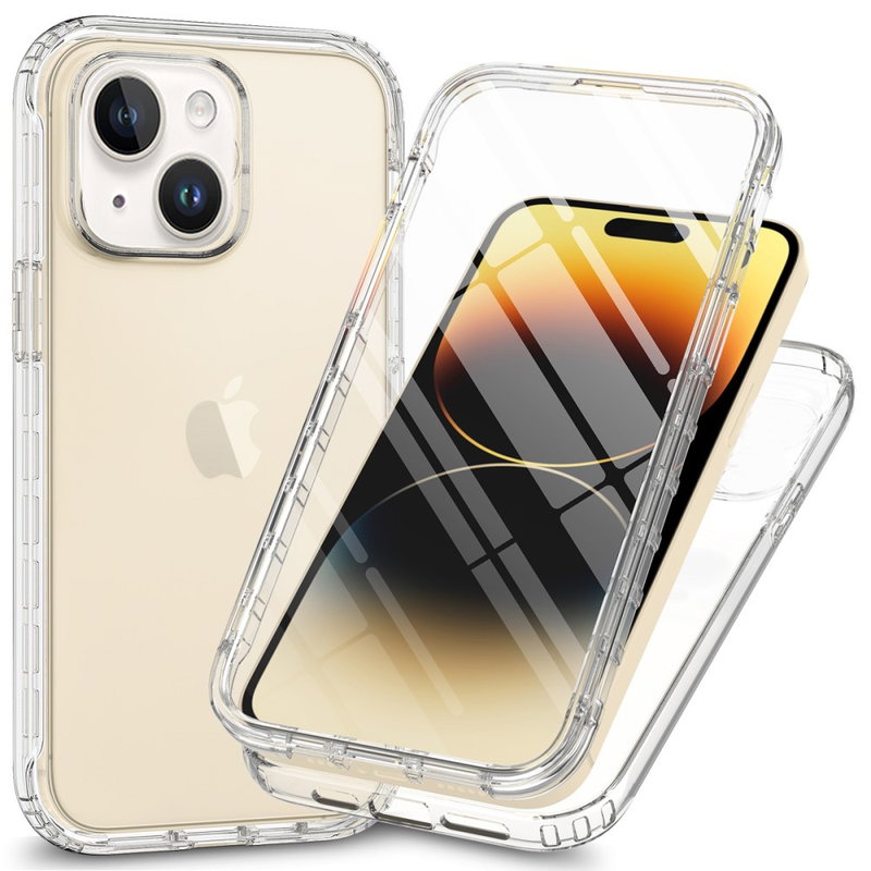 Crystal Bumper Silikone Cover til iPhone 15 Plus