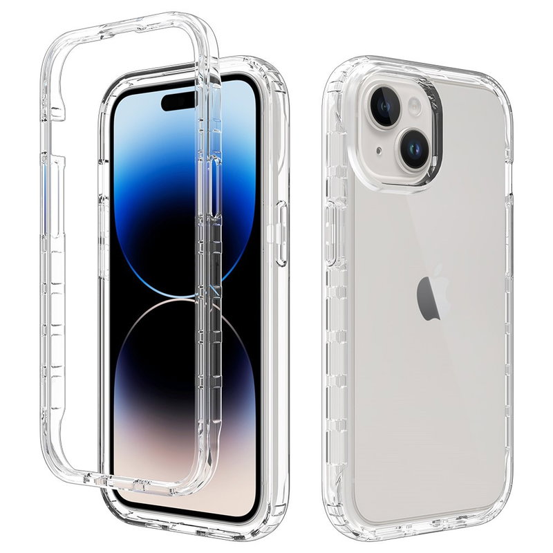 Crystal Bumper Silikone Cover til iPhone 15