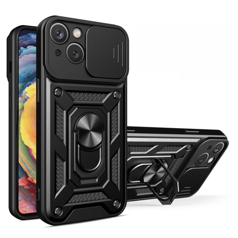 Hybrid Cover med Kickstand til iPhone 15 Plus