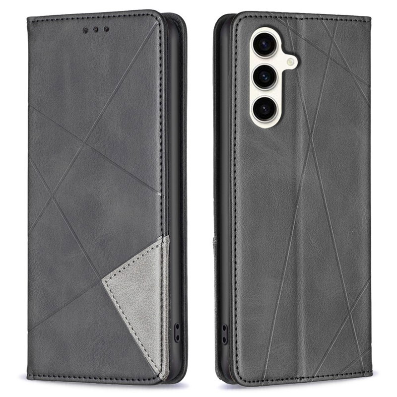Samsung Galaxy S23 FE 5G Grå Dual Læder Flip Cover