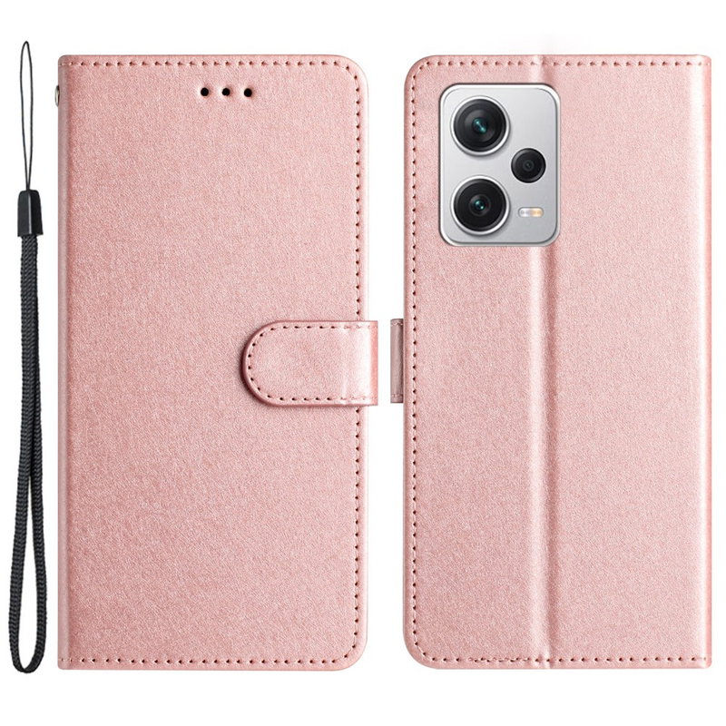Silk Flip Cover til Xiaomi Redmi Note 12 5G-Lyserød
