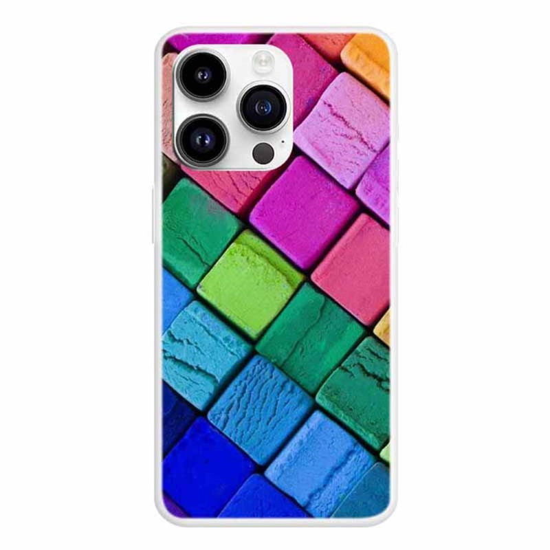 Square Silikone Cover til iPhone 15 Pro Max