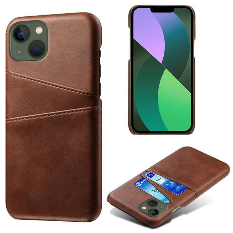 Guni Læder Cover med Kortholder til iPhone 15 Plus