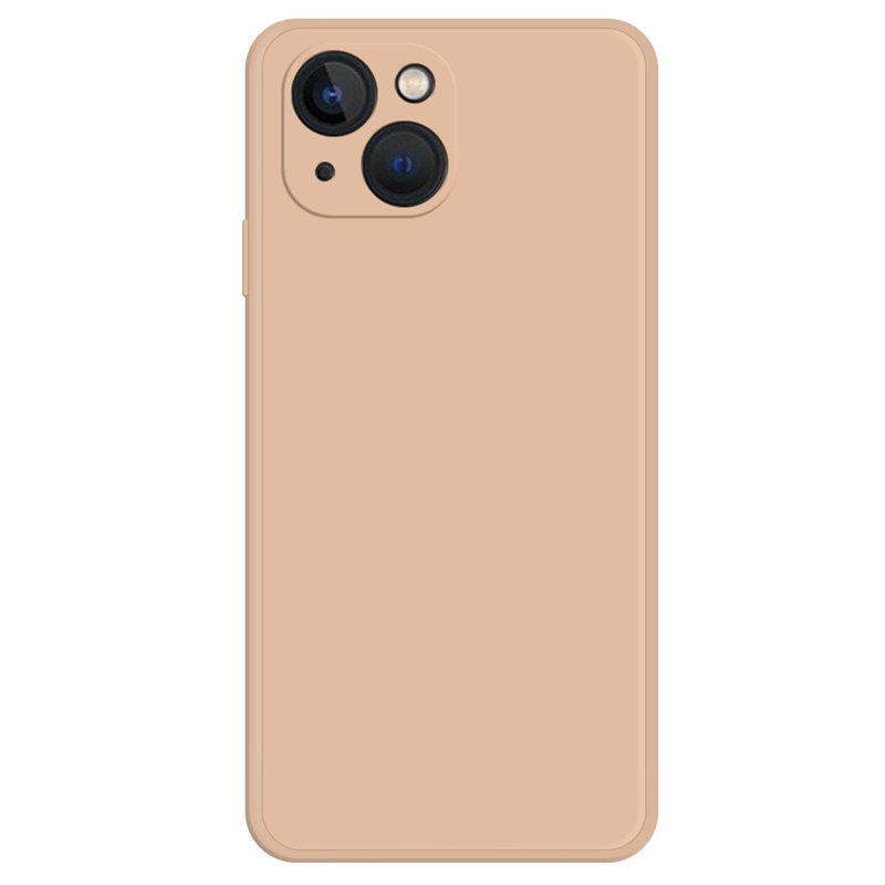Soft Matte Silikone Cover til iPhone 15 Plus-Orange