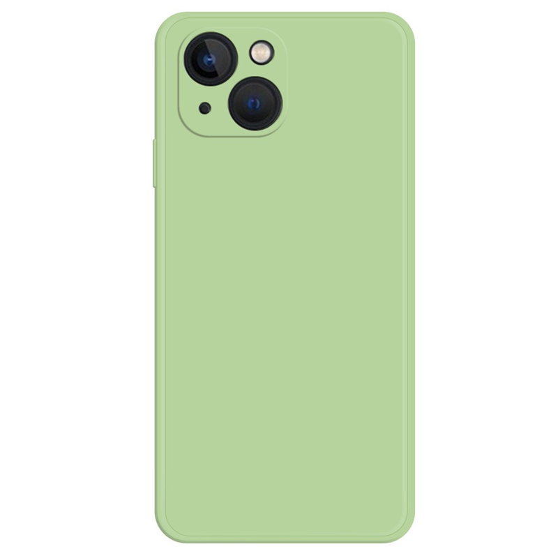 Soft Matte Silikone Cover til iPhone 15 Plus-Grøn