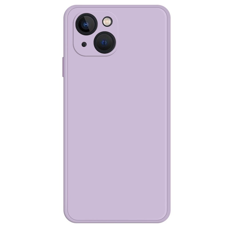 Soft Matte Silikone Cover til iPhone 15 Plus-Lilla
