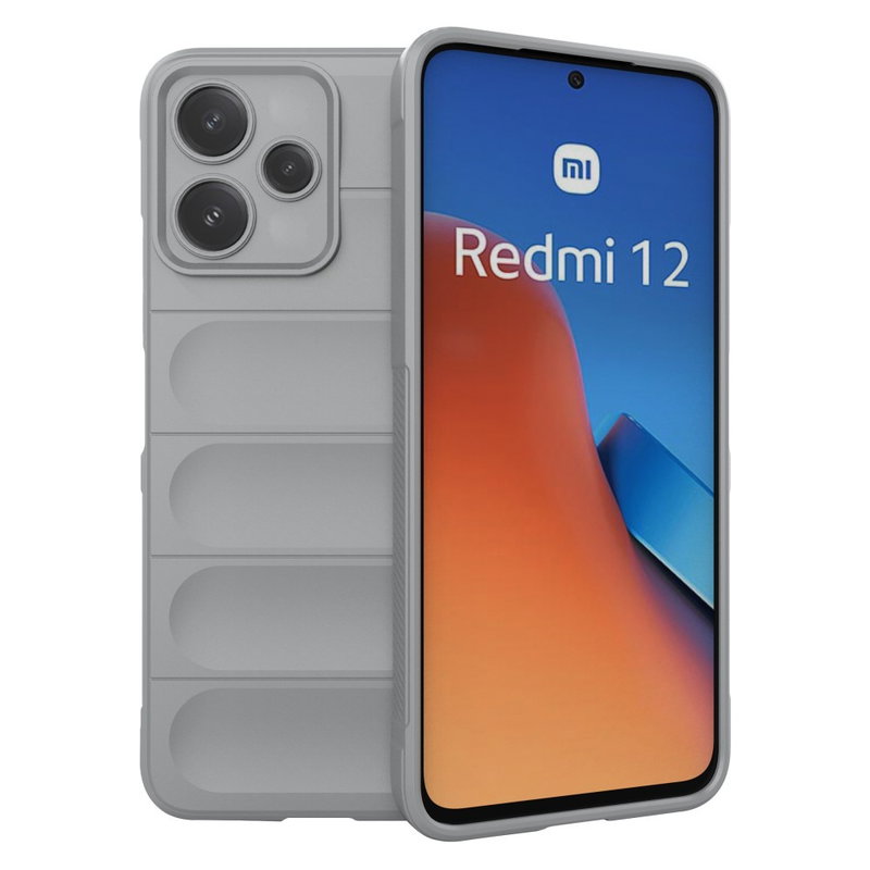 Wave TPU Cover til Xiaomi Redmi 12 5G-Grå