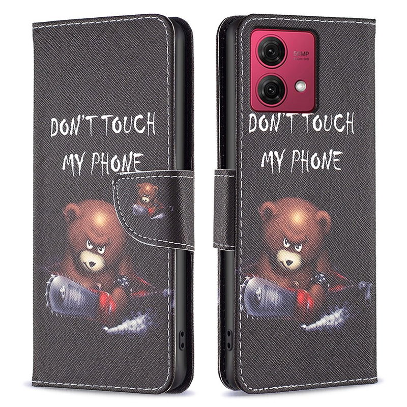 Motorola Moto G84 5G Dont Touch My Phone Flip Cover
