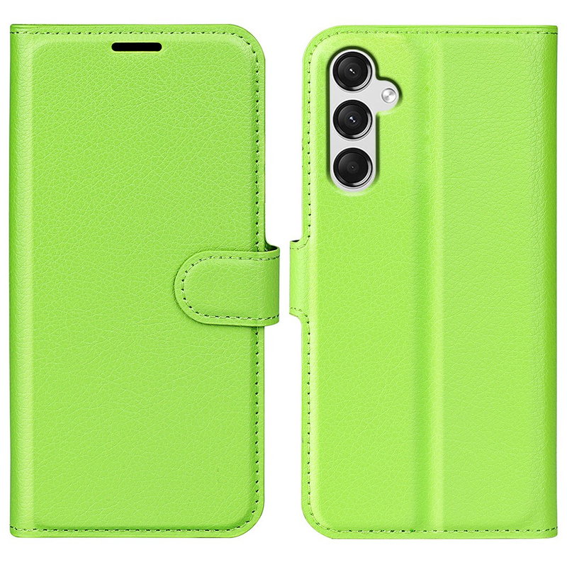 Graviera Læder Flip Cover til Samsung Galaxy A25 5G-Grøn