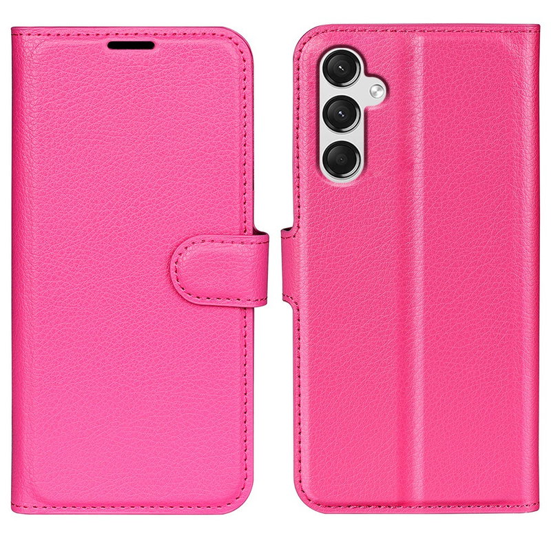 Graviera Læder Flip Cover til Samsung Galaxy A25 5G-Pink