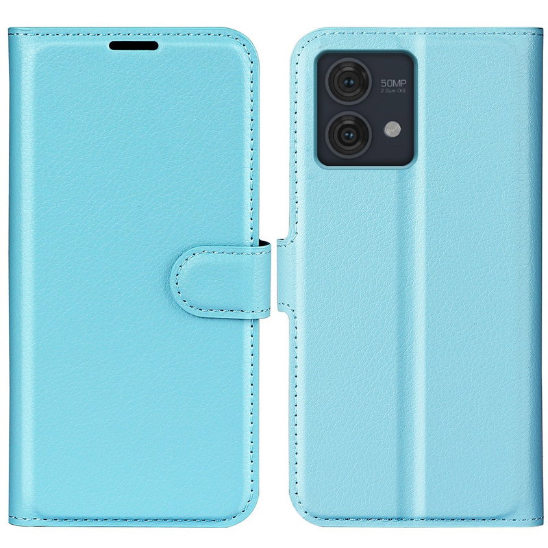 Motorola Moto G84 5G Graviera Flip Cover-Lyseblå