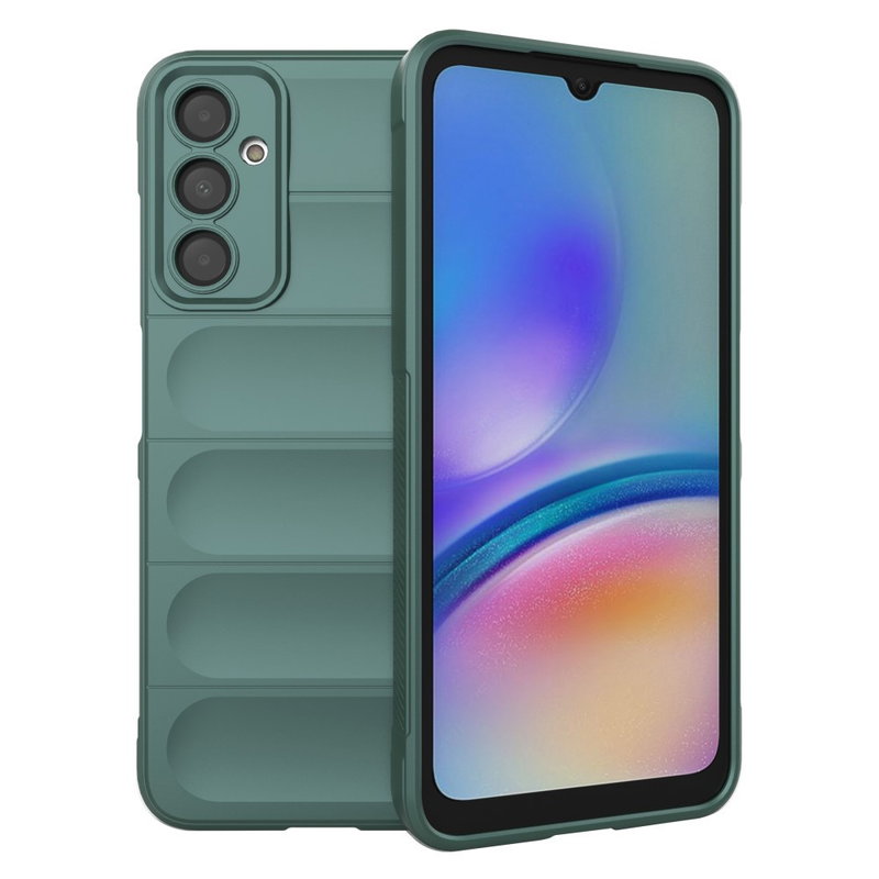 Wave Silikone Cover til Samsung Galaxy A05S-Grøn