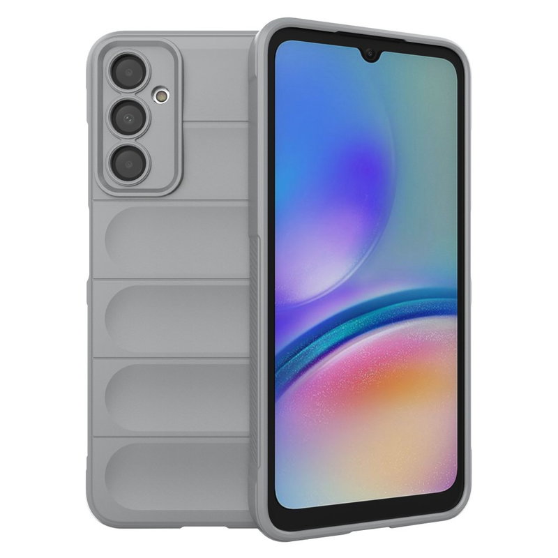 Wave Silikone Cover til Samsung Galaxy A05S-Grå
