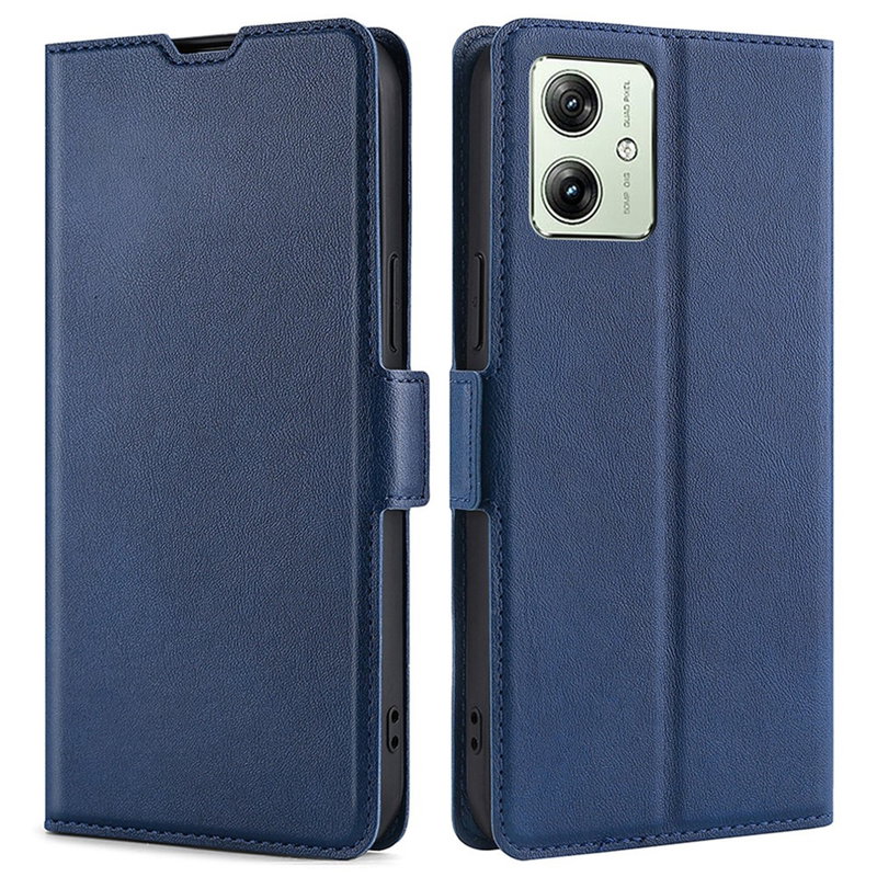 Graviera Flip Cover til Motorola Moto G54 5G-Mørkeblå
