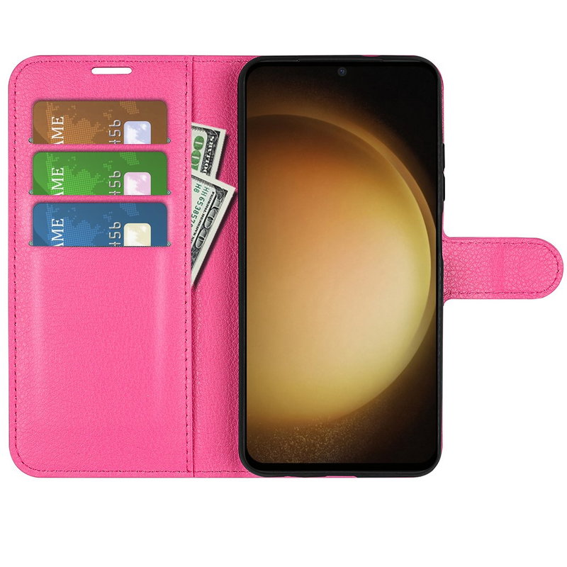 Rustikt Læder Flip Cover til Samsung Galaxy S24 Plus