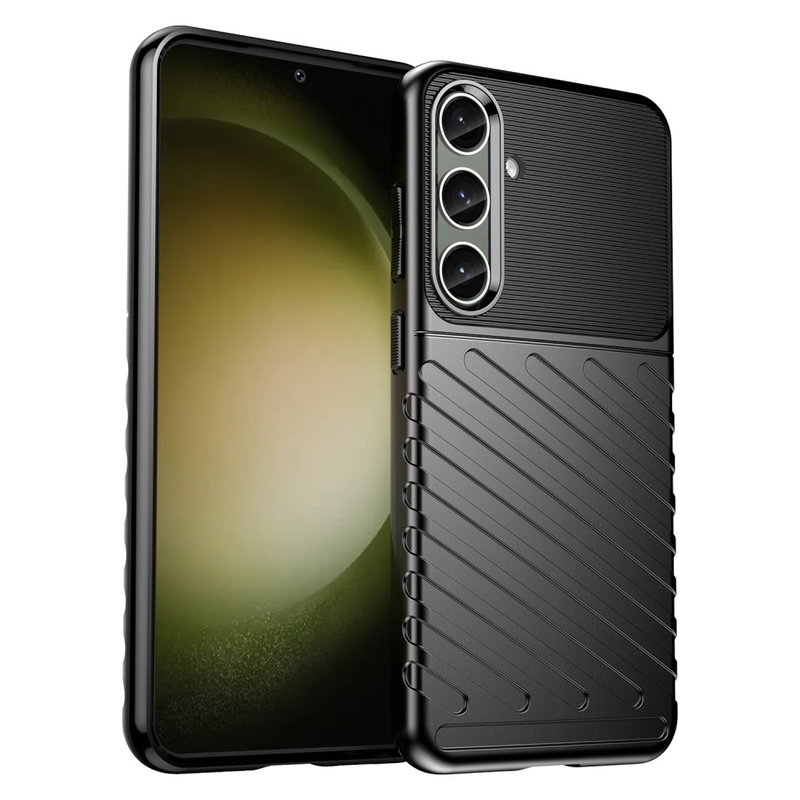 Thunder Sort Armor Case til Samsung Galaxy S24 Plus