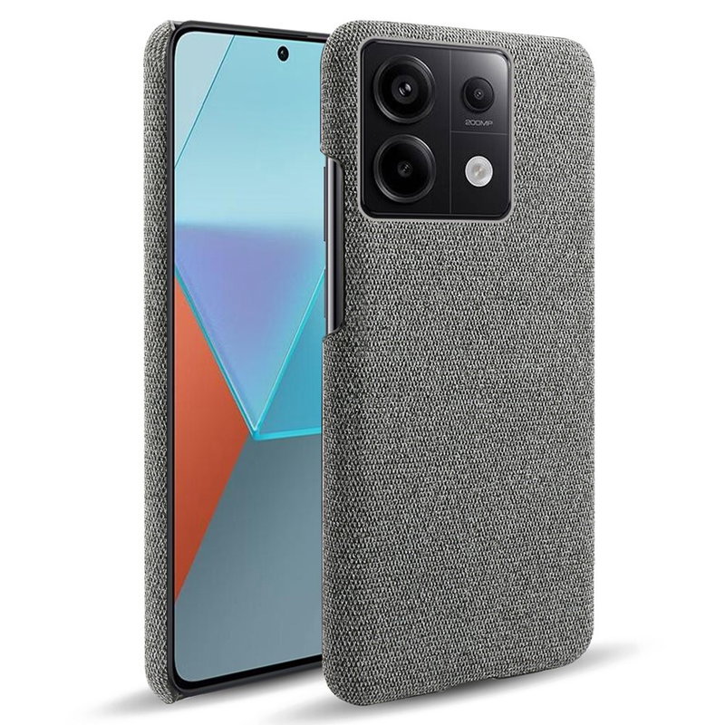 Xiaomi Redmi Note 13 Pro 5G Anti-Scratch Blødt Stof Cover-Grå