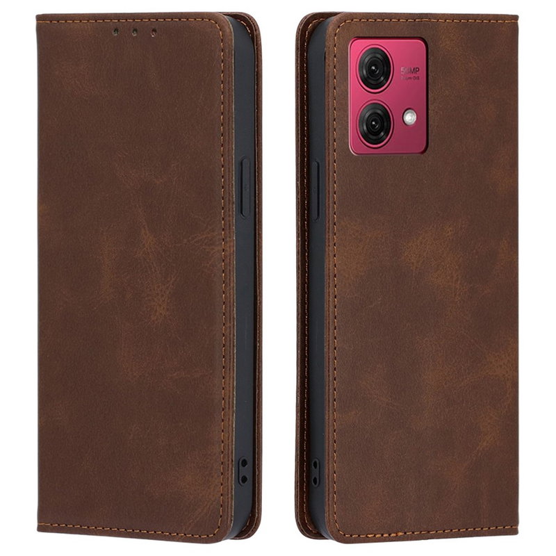Motorola Moto G84 5G Retro Flip Cover-Brun