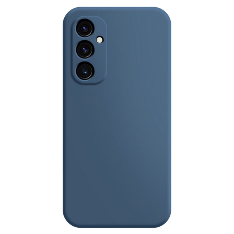 Soft Mat Silikone Cover til Samsung Galaxy A25 5G-Mørkeblå