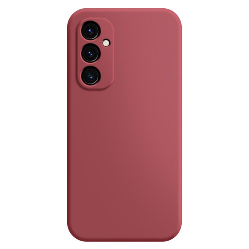 Soft Mat Silikone Cover til Samsung Galaxy A25 5G-Rød