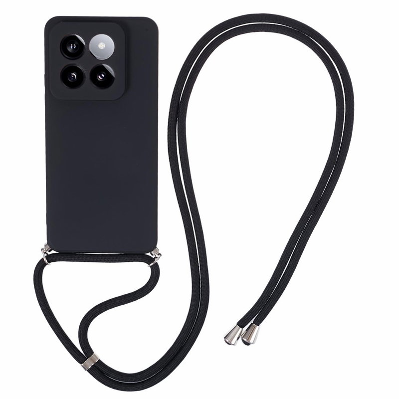 Xiaomi 14 Pro Matte Silikone Cover med Snor
