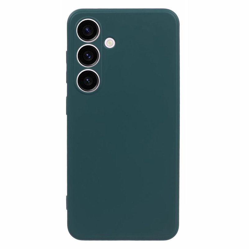 Soft Matte TPU Cover til Samsung Galaxy S24-Mørkegrøn