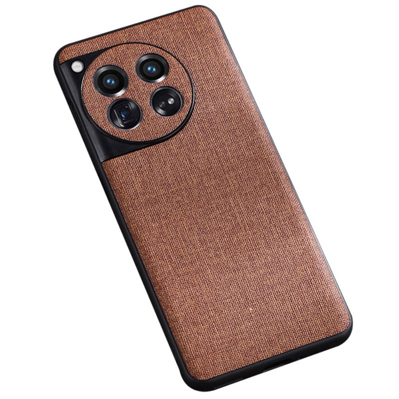 Cloth Hard Case Cover til OnePlus 12 5G-Brun