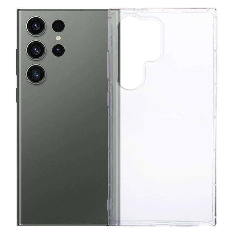 Gennemsigtigt Silikone Cover til Samsung Galaxy S24 Ultra