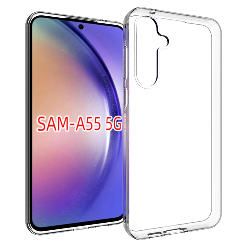 Samsung Galaxy A55 5G Gennemsigtigt Silikone Cover