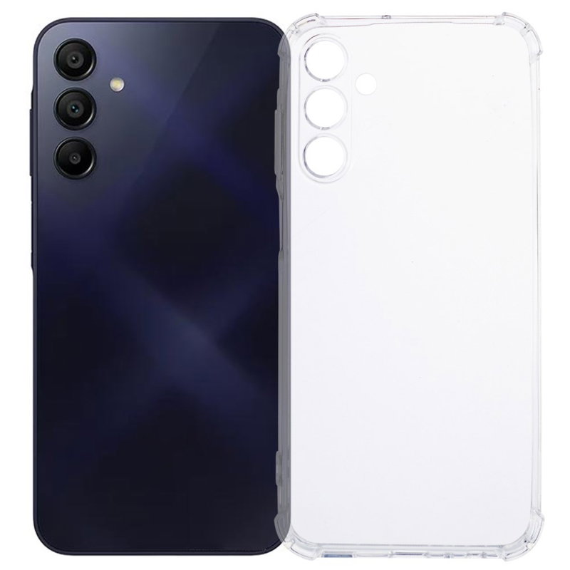 Samsung Galaxy A15 5G Gennemsigtigt Silikone Cover