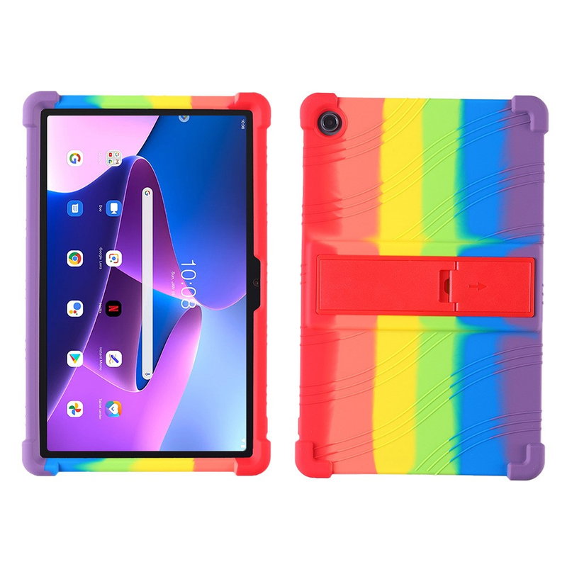 Regnbue Silikone Cover til Lenovo Tab M10 Plus 3. Gen (TB125 / TB128)